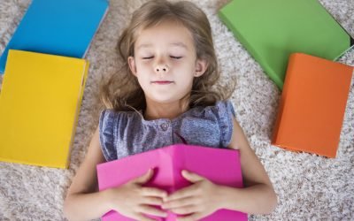 This girl is a real bookworm